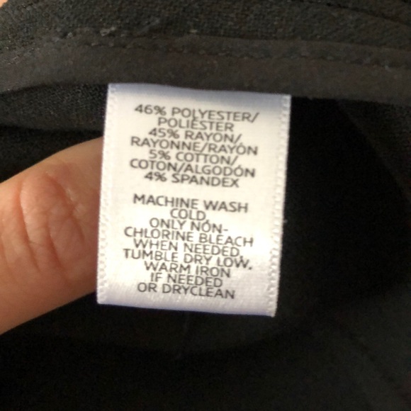 LOFT black ponte pencil skirt - Picture 4 of 4